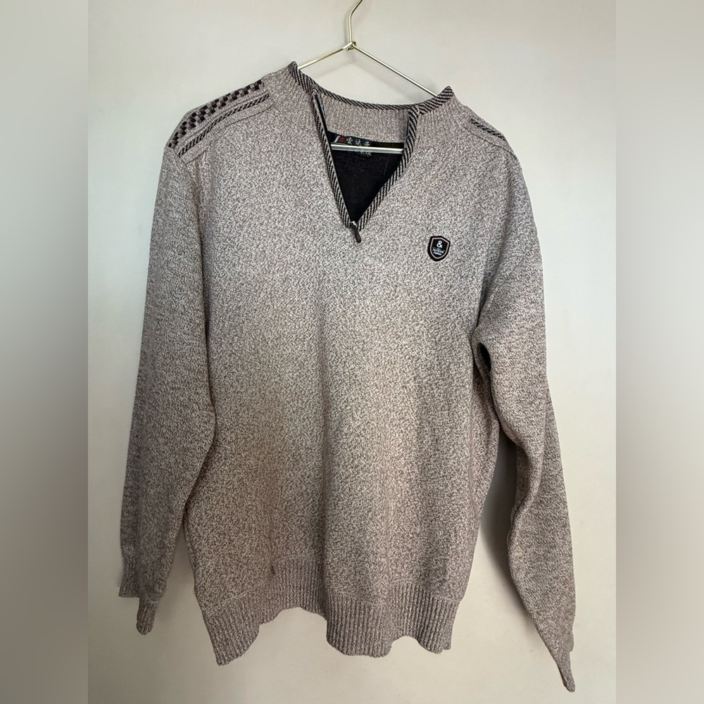Chinese Laundry V-Neck Sweater in Beige